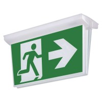 kryt svietidla núdz.(Difúzor)3W/3hod/IP65 LED pre zvislú mont.